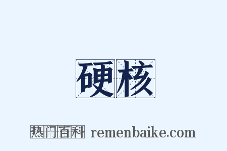 硬核是什么意思的图片